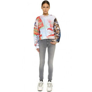 NWOT Acne Studios Dird Santa Cropped Sweatshirt Size S #2J406